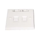 CommScope 2225212-1 Dual Port Faceplate